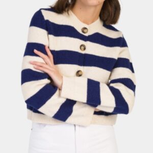 cardigan marinier boutonné femme