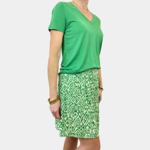 Jupe motif géometrique femme