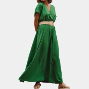 Robe longue fluide femme