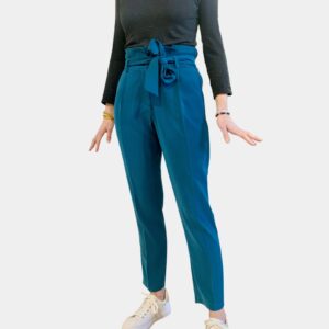 Pantalon paperbag femme