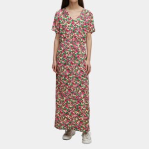 Robe longue imprimé floral femme