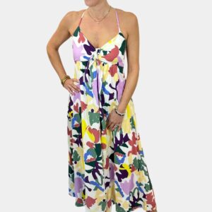 Robe maxi à bretelles femme