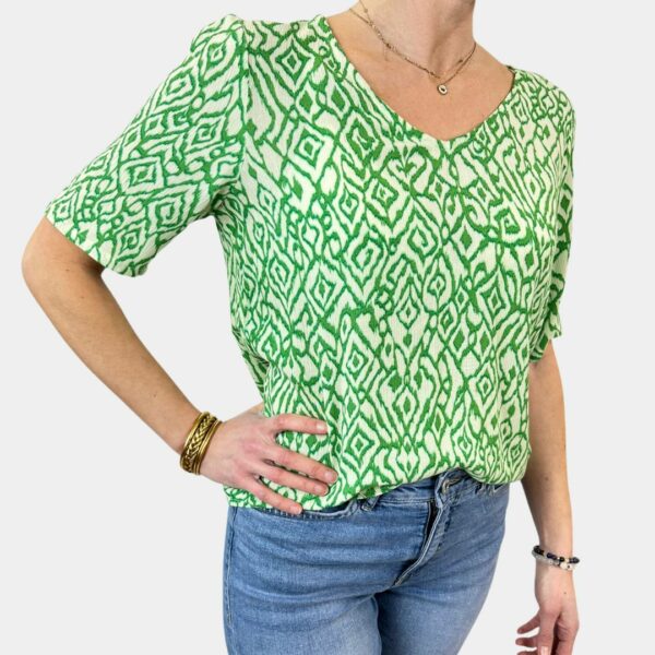 T-shirt imprimé géometrique femme