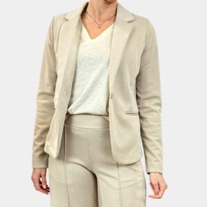 Blazer cintré surpiquer femme