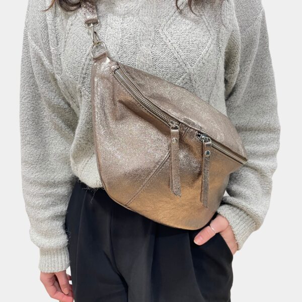 Sac banane maxi en cuir – Image 3