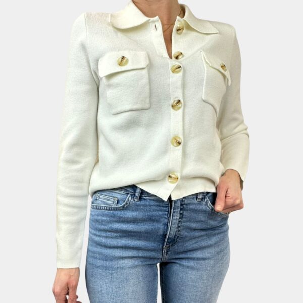 Cardigan court femme