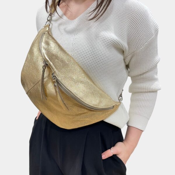 Sac banane maxi en cuir – Image 5