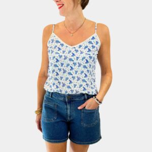 Short en jean femme