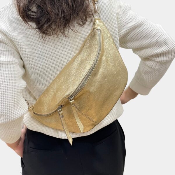 Sac banane maxi en cuir – Image 4