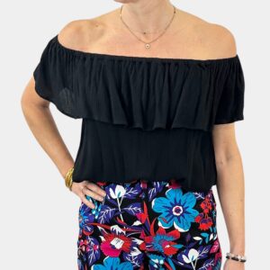 Top épaules nues femme