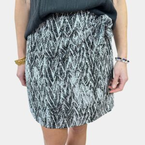 Jupe courte ceinture à nouer femme