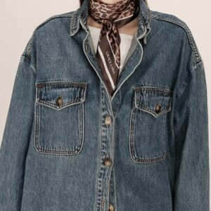 FOULARD SOIE LÉOPARD