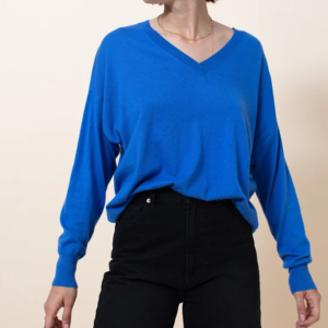 Pull maille fine oversize