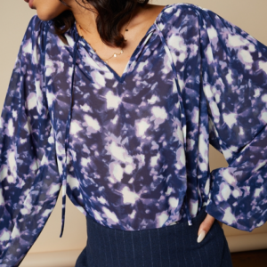 Blouse manches bouffantes