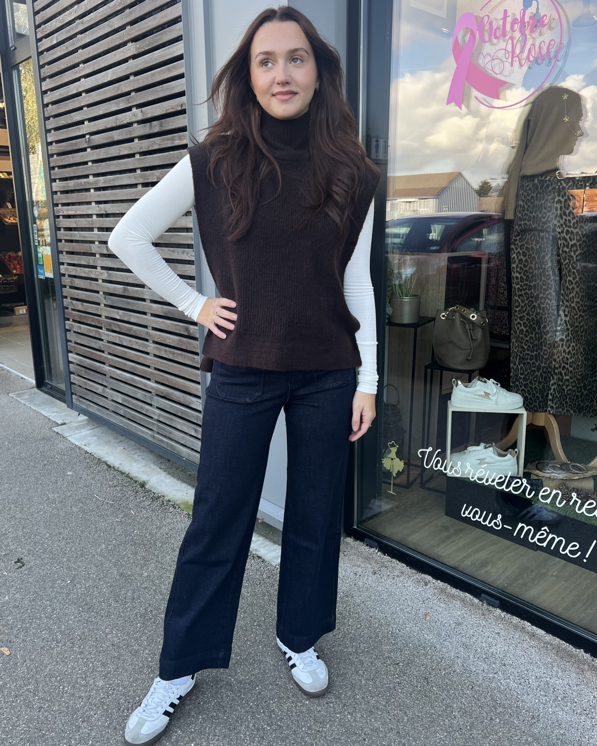 PULL SANS MANCHE CHOCO – Image 3