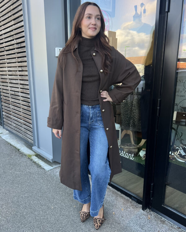 MANTEAU LONG CHOCO – Image 2