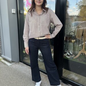 CHEMISE rayure femme chic