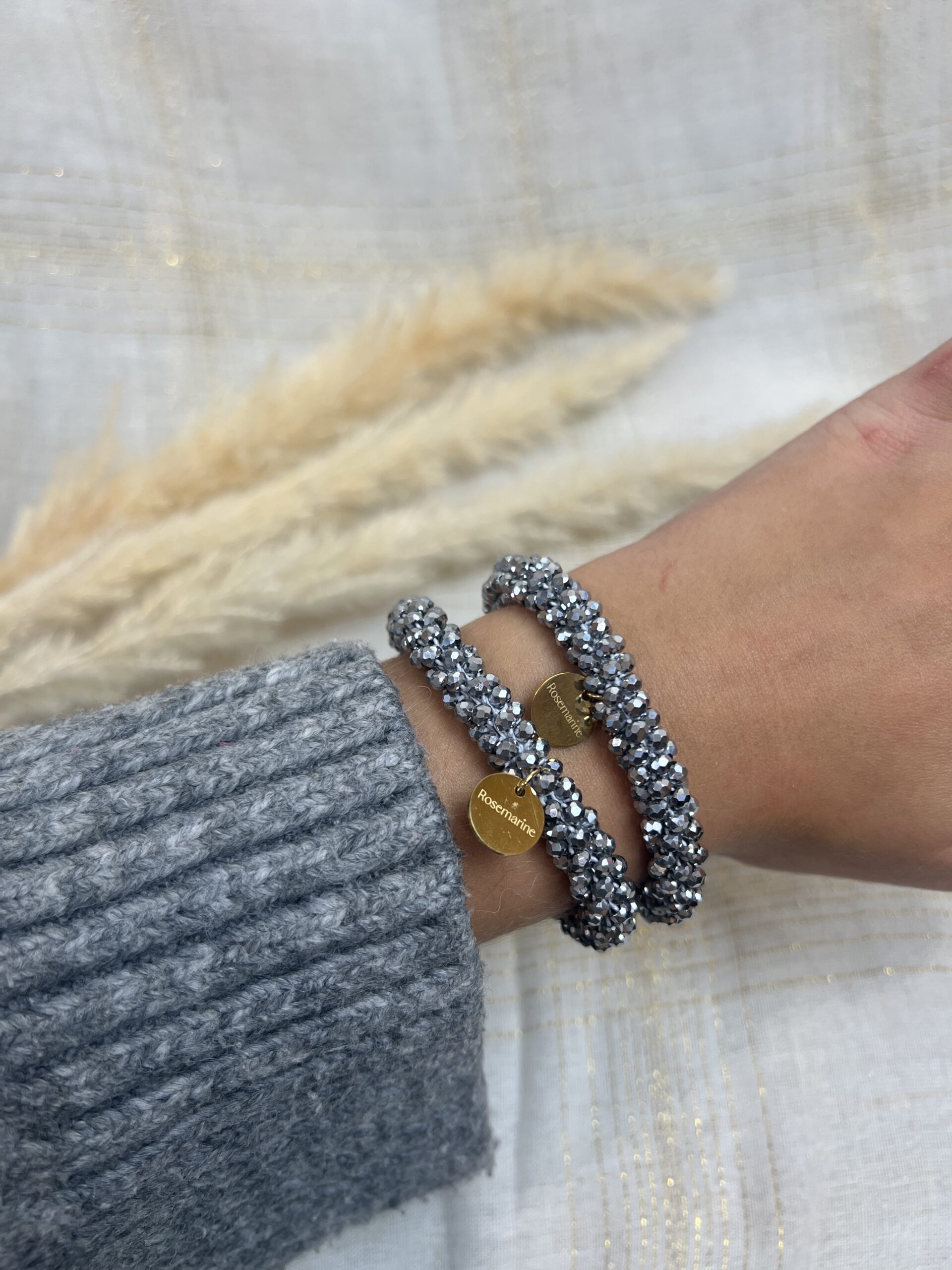 BRACELETS ÉLASTIQUES CRYSTAL PAILLETÉS – Image 3