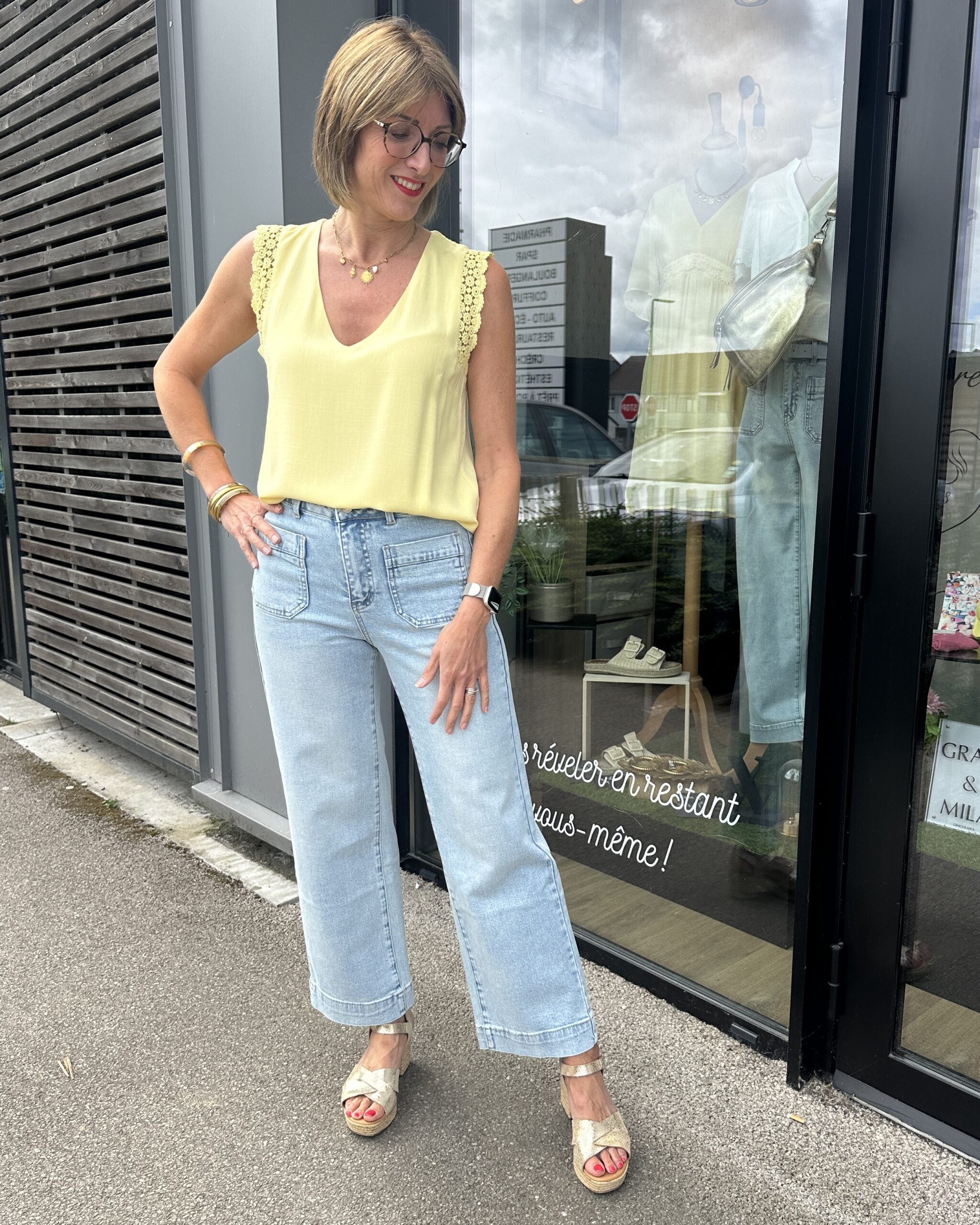 TOP BRODERIE JAUNE – Image 2