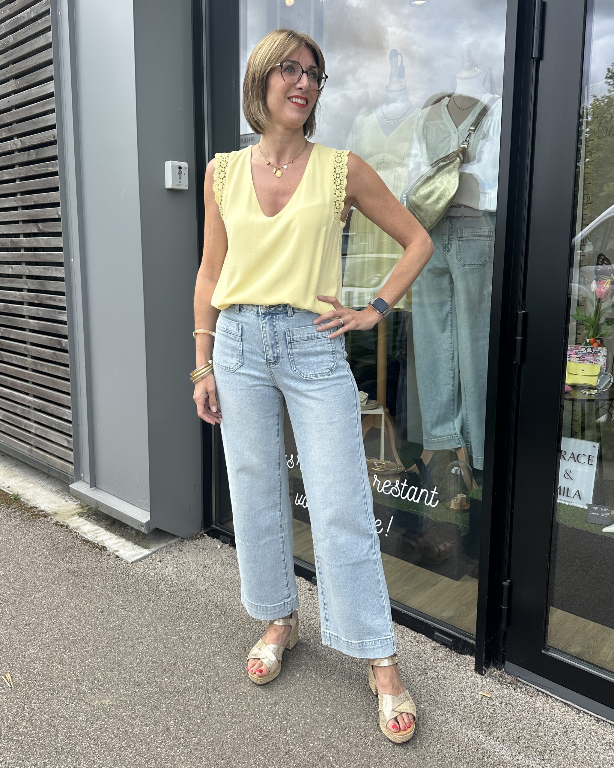 TOP BRODERIE JAUNE – Image 3