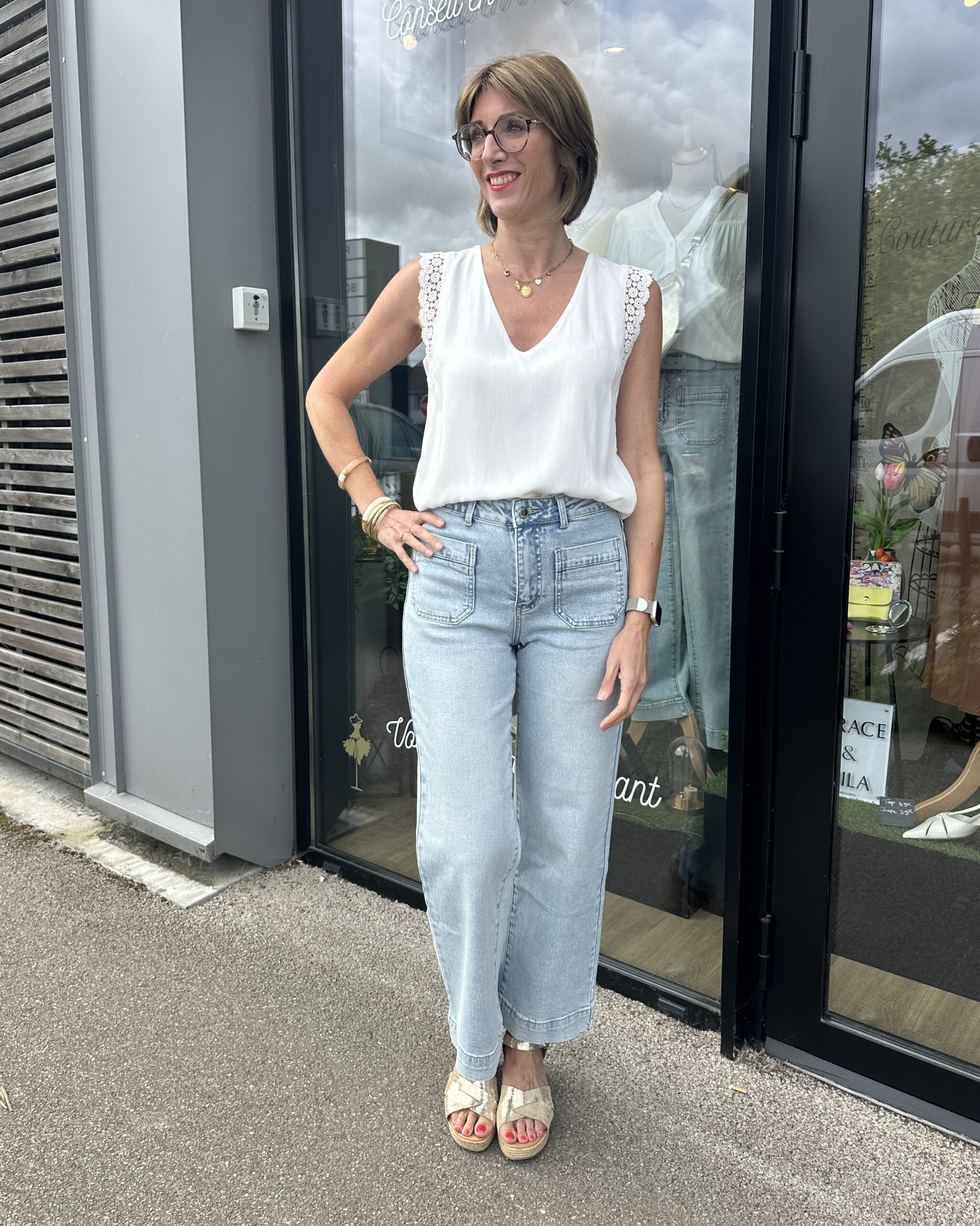 TOP BRODERIE BLANC – Image 2