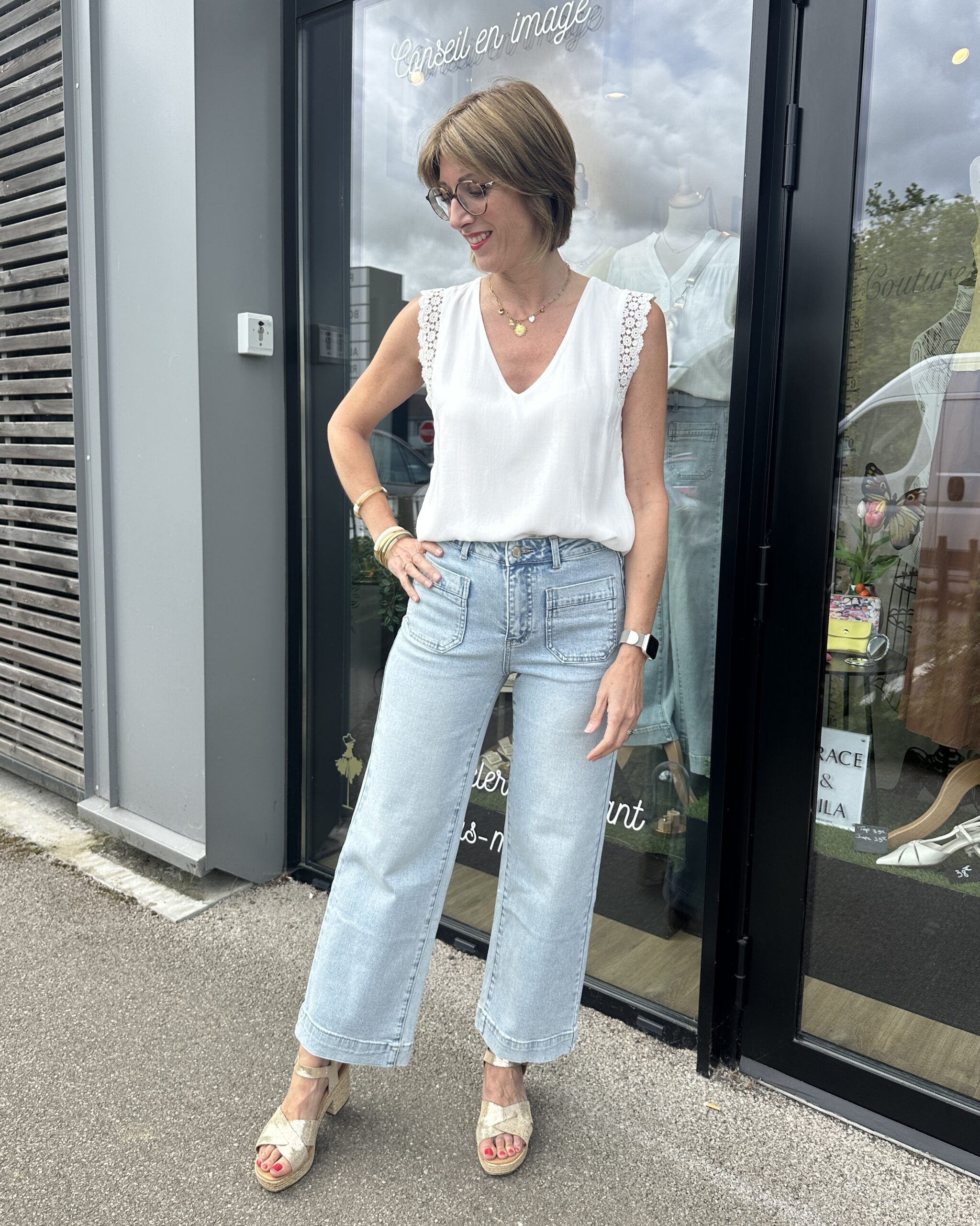 TOP BRODERIE BLANC – Image 3
