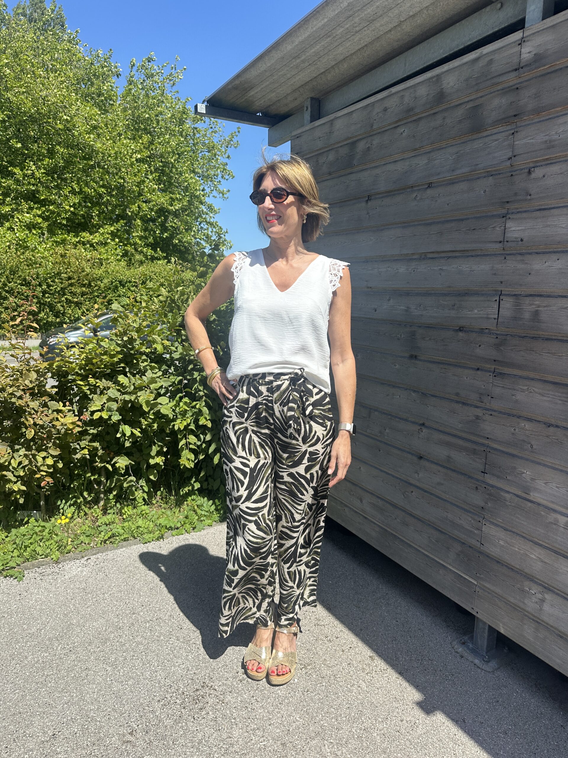 PANTALON IMPRIMÉ KAKI – Image 2