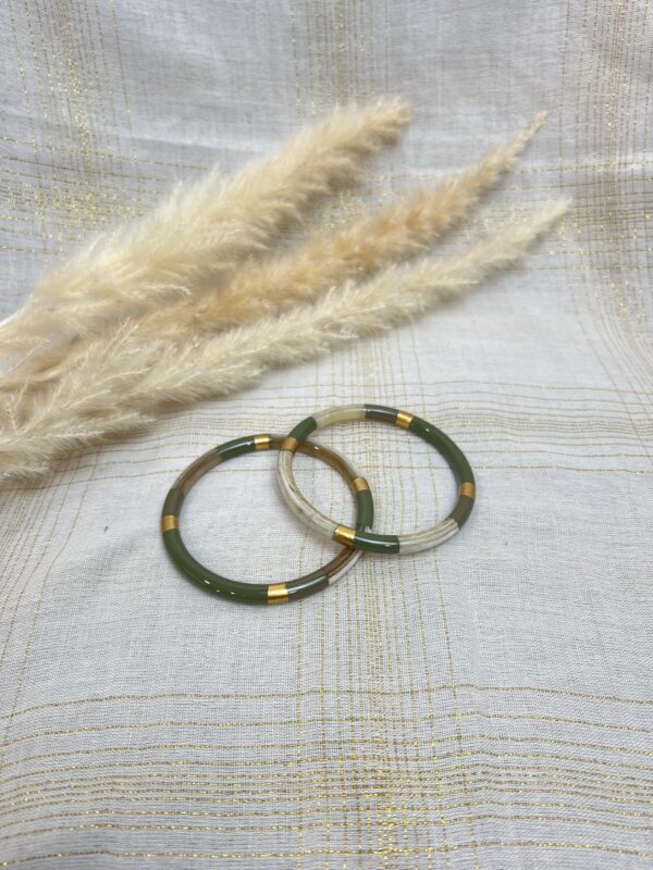 JONCS CORNE SUBLIME KAKI femme chic