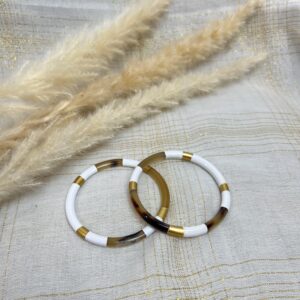 JONC CORNE SUBLIME BLANC femme chic