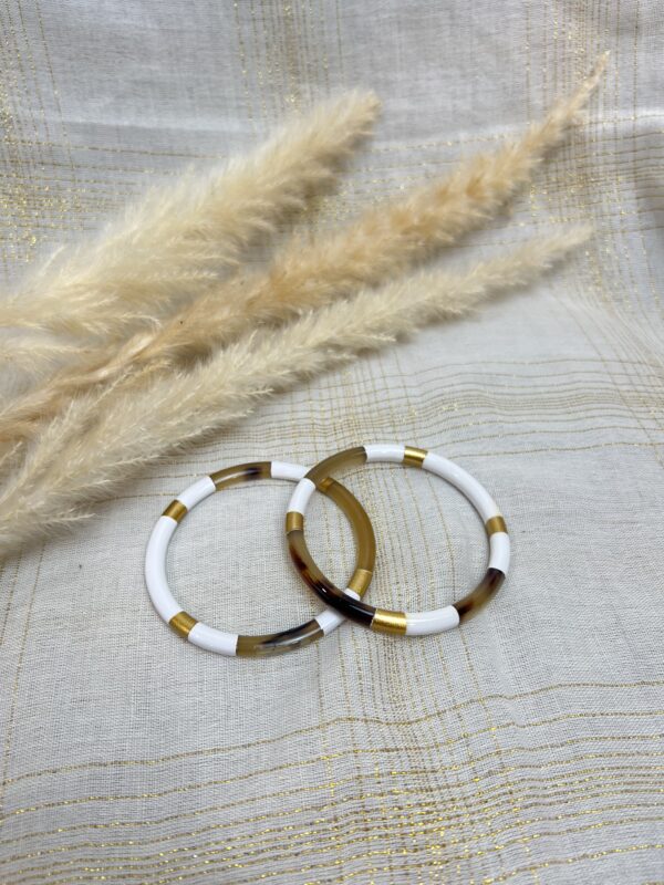 JONC CORNE SUBLIME BLANC femme chic