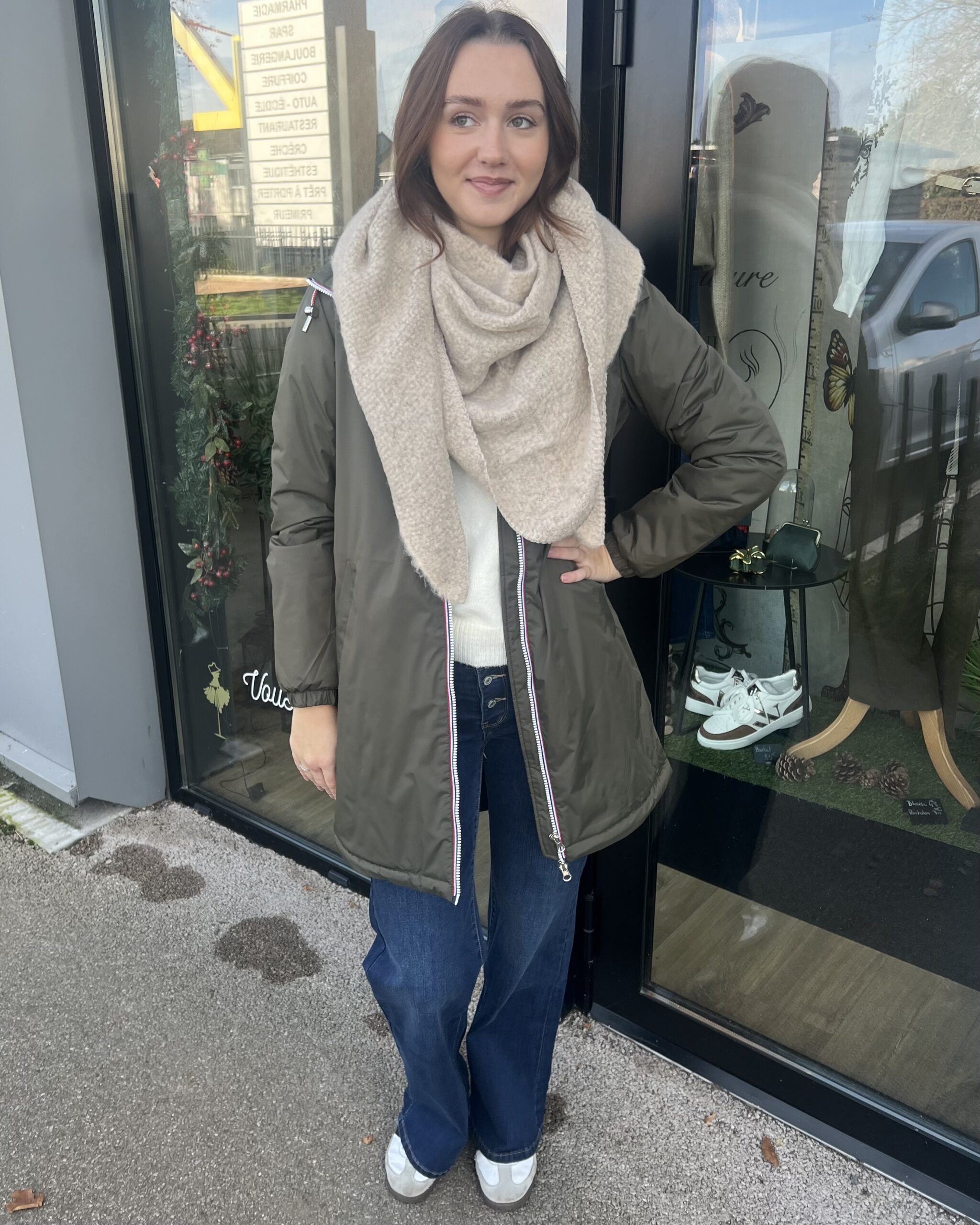 PARKA FOURRURE KAKI – Image 3