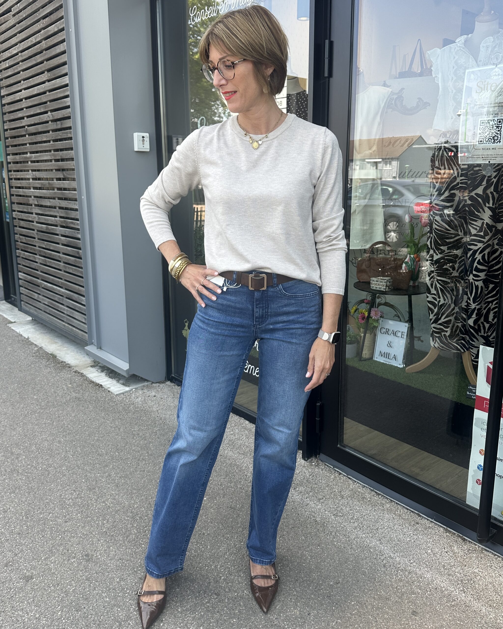 JEAN DROIT MEDIUM BLUE – Image 3