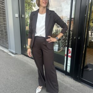 PANTALON LARGE CHOCOLAT