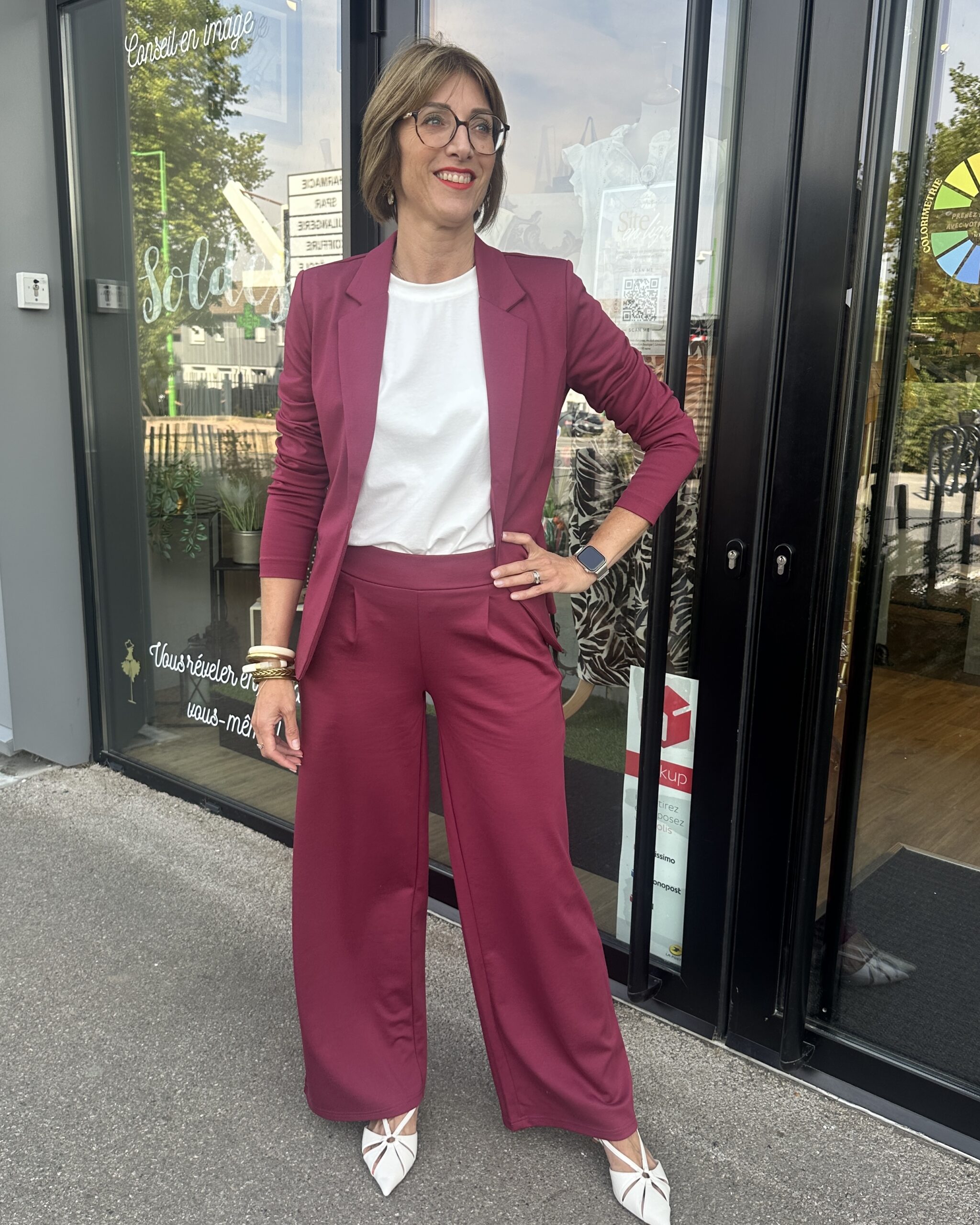 VESTE BLAZER FRAMBOISE – Image 3