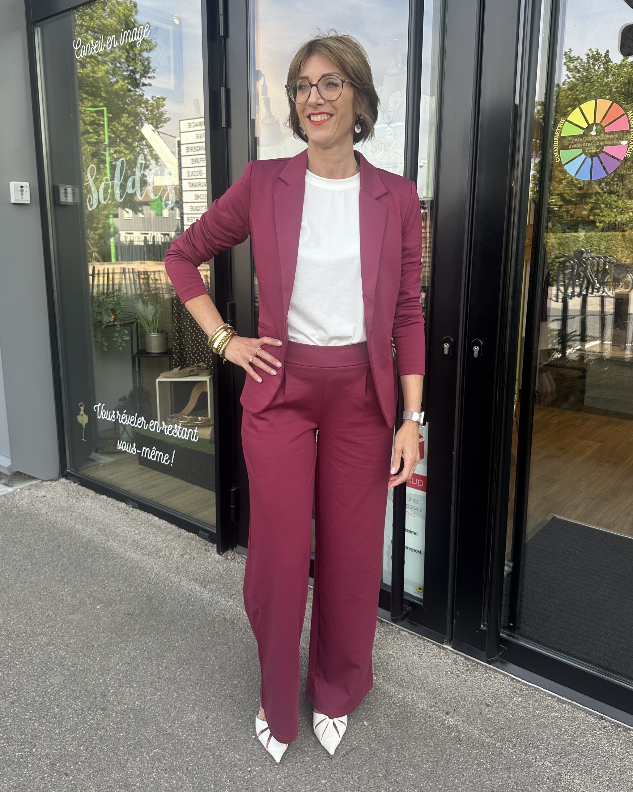 veste framboise