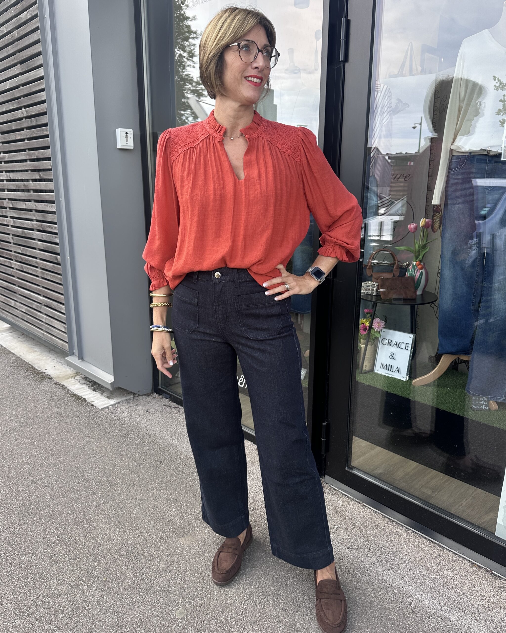 BLOUSE TERRACOTTA – Image 2