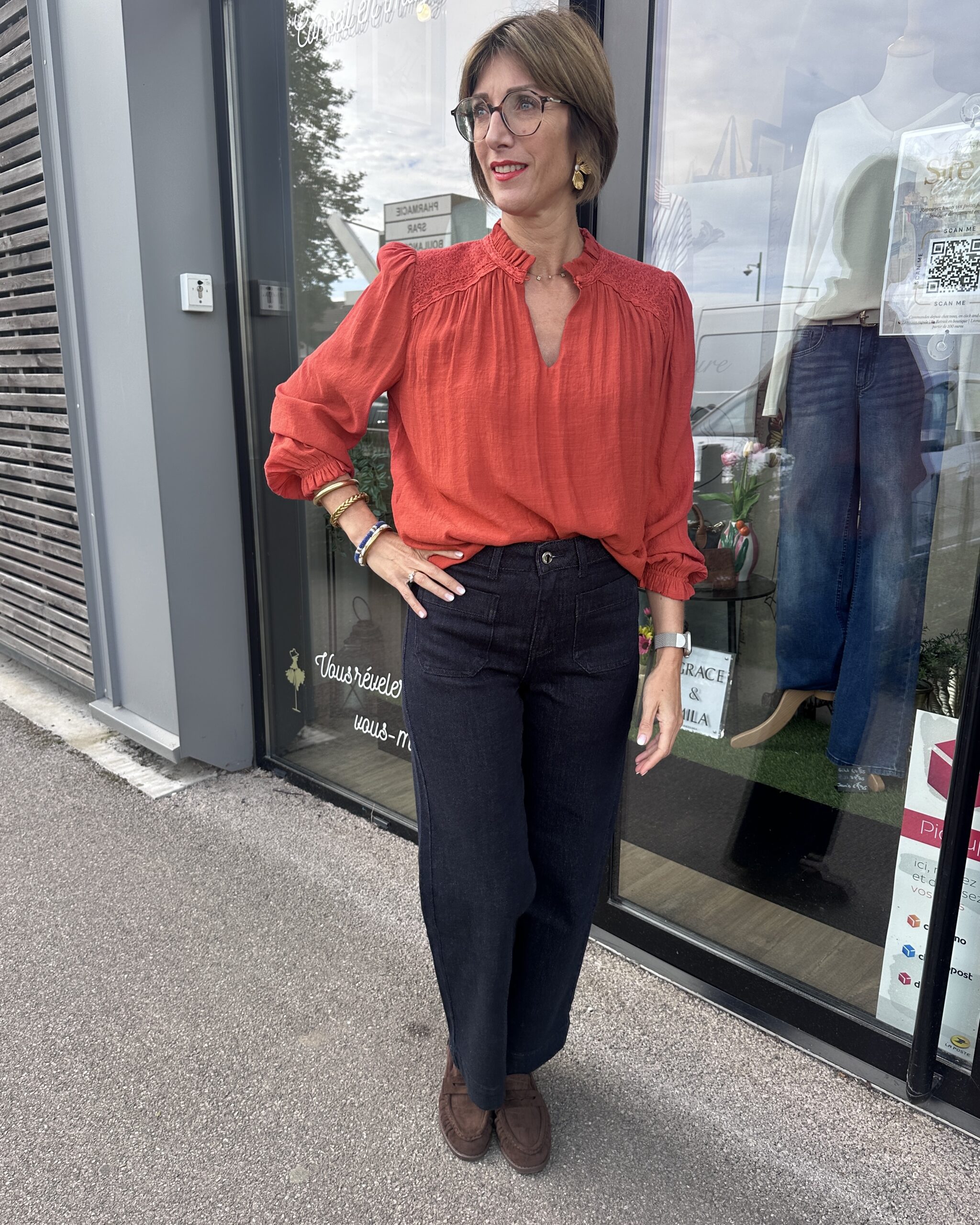 BLOUSE TERRACOTTA – Image 3