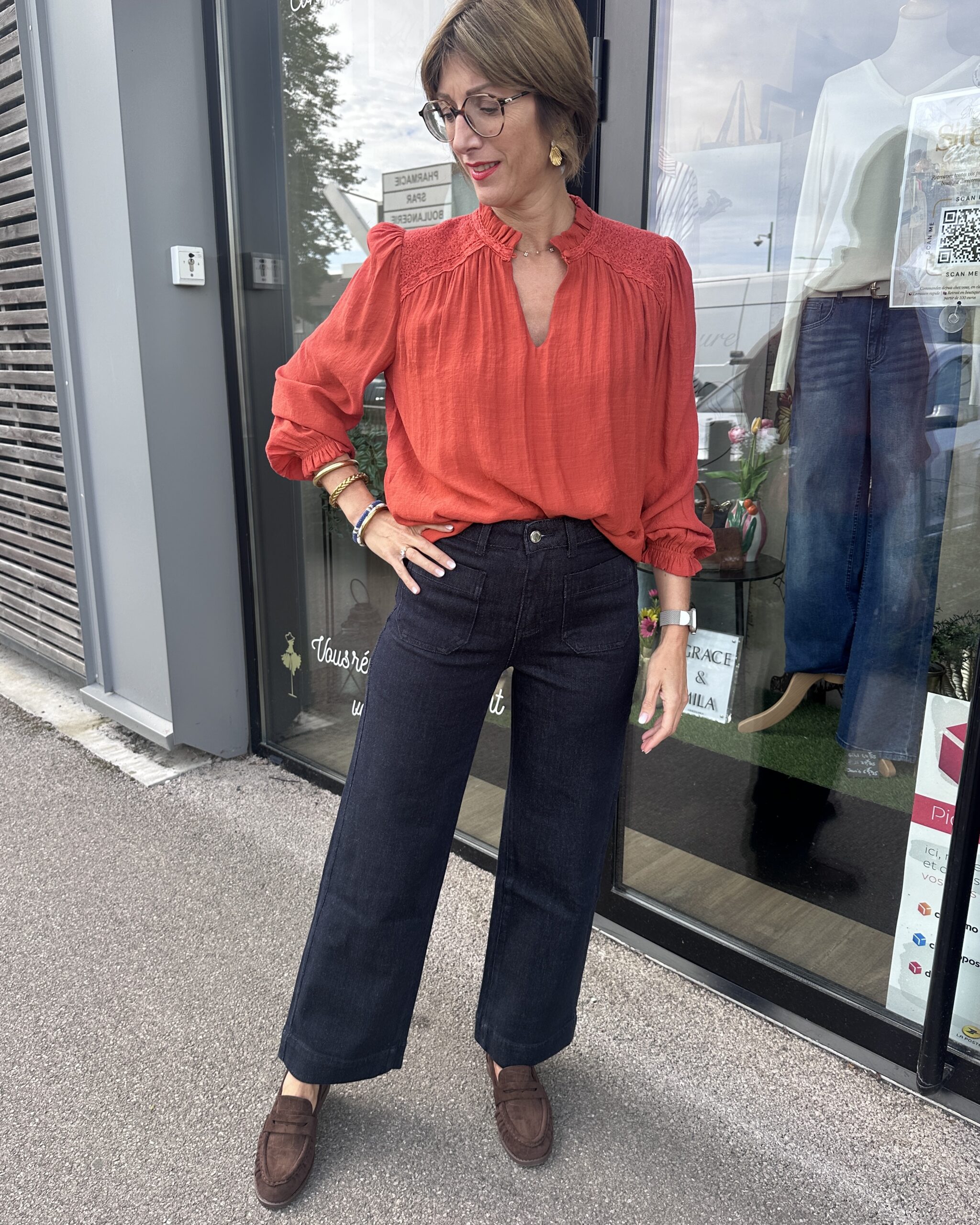 BLOUSE TERRACOTA