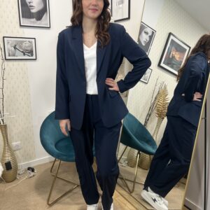 PANTALON FLUIDE DROIT DARK NAVY