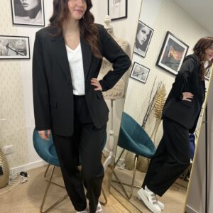 VESTE BLAZER LONGUE NOIR