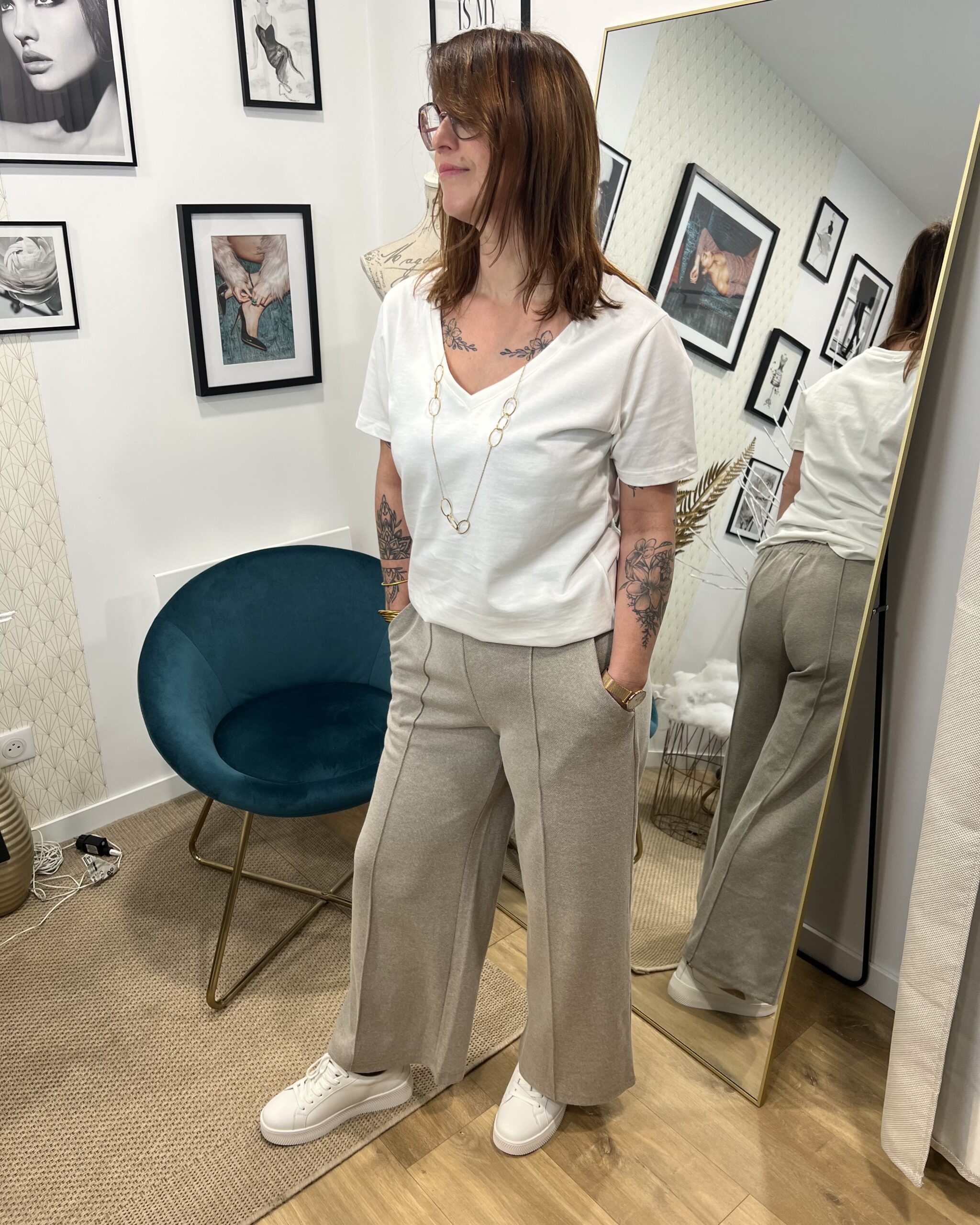 PANTALON AMPLE JAMBES DROIT – Image 3