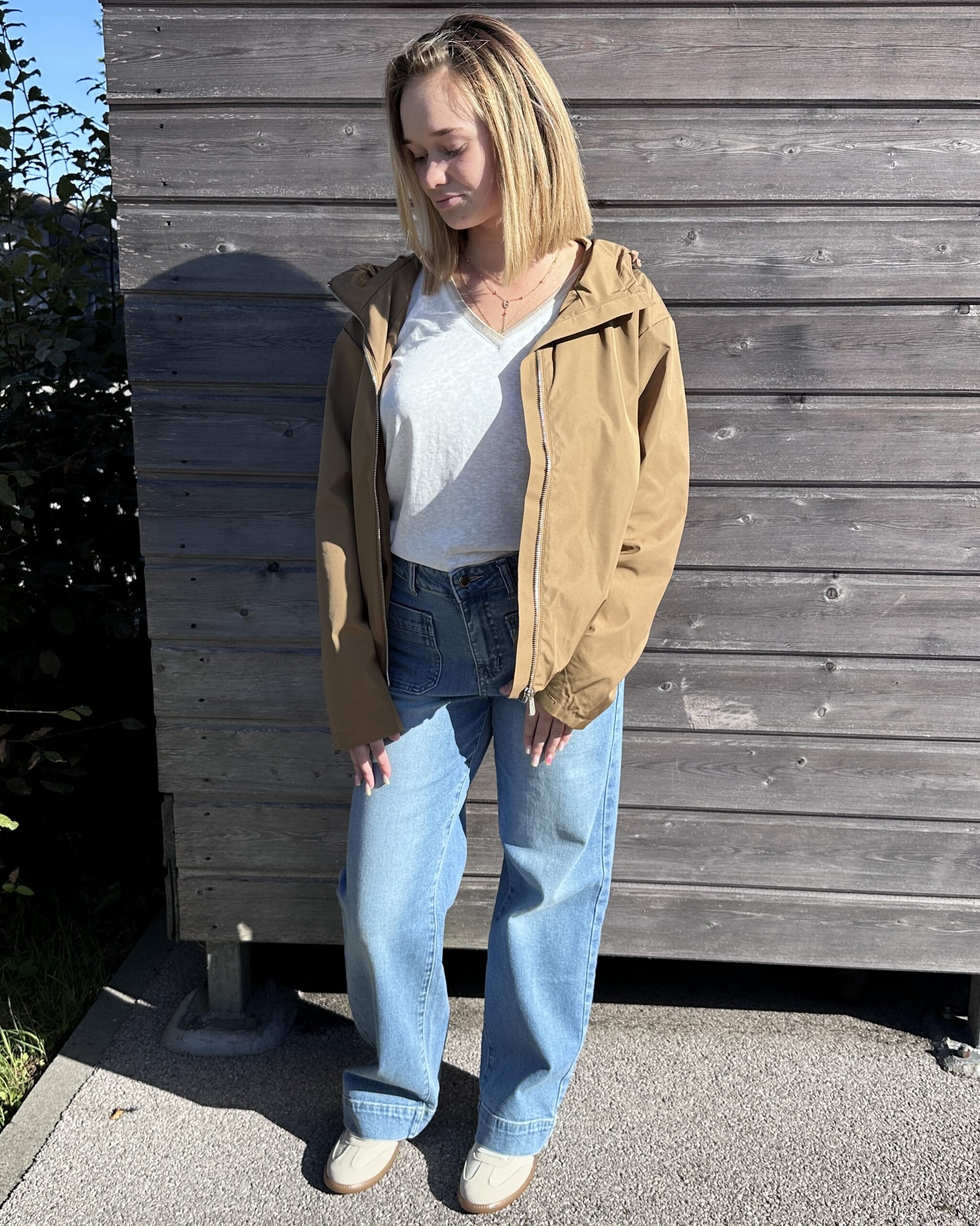 PARKA COURTE CAMEL – Image 3