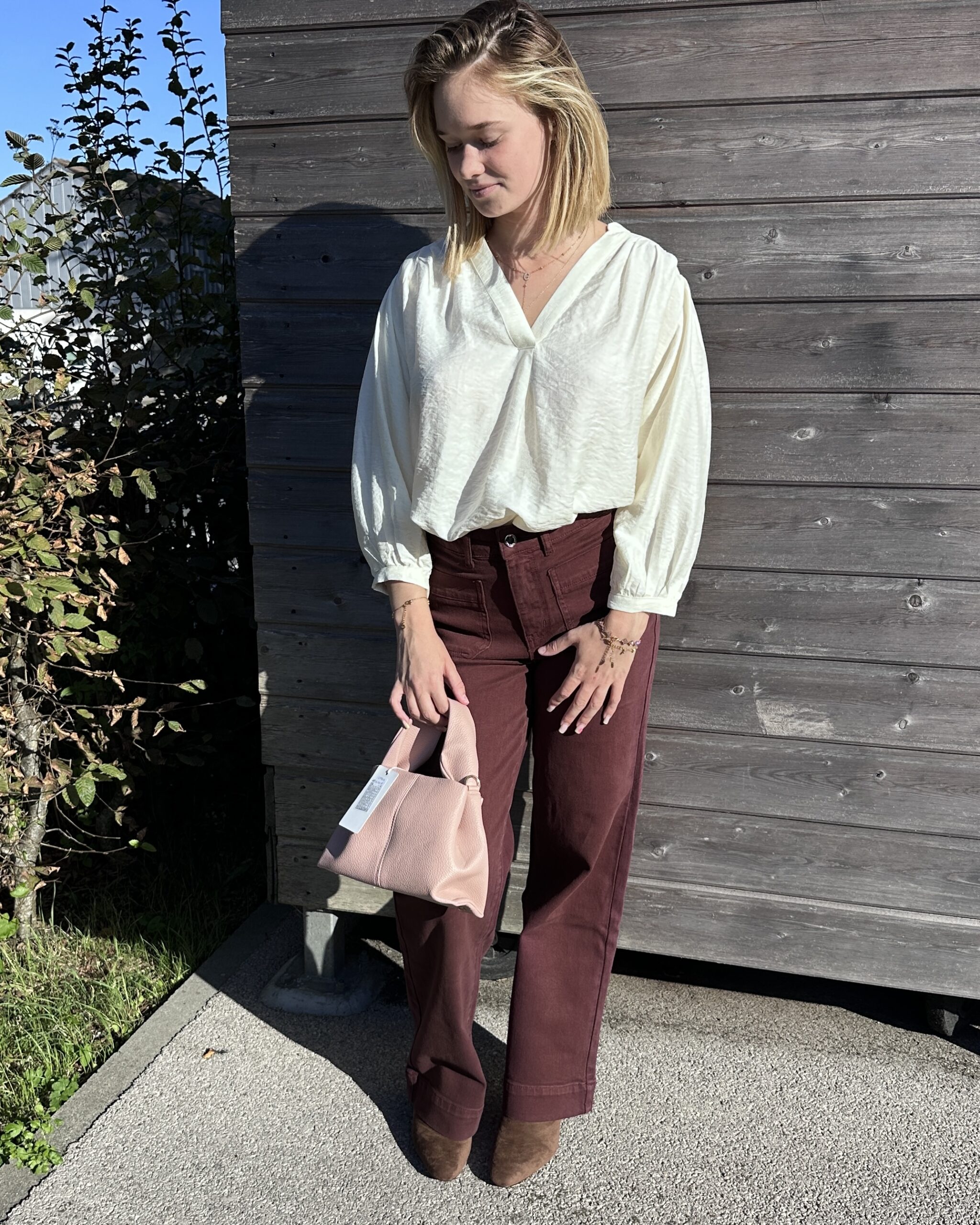 BLOUSE ÉCRU MANCHE 3/4 – Image 2