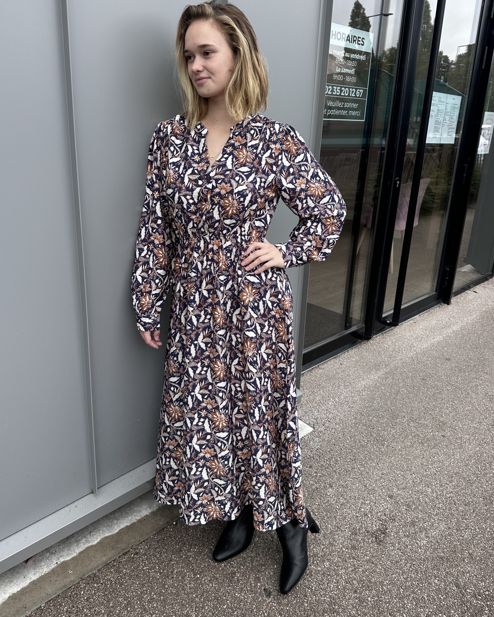 robe longue imprimée