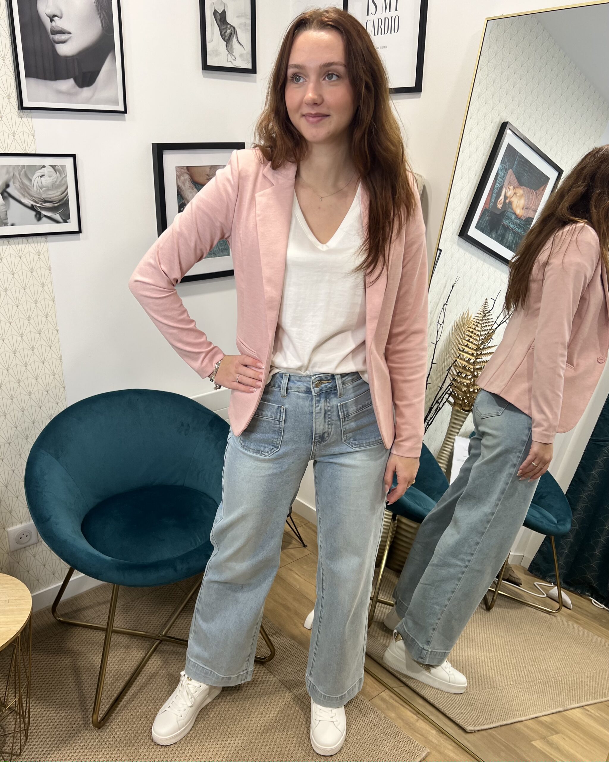 VESTE ROSE POUDRE – Image 2