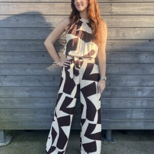 COMBINAISON PANTALON FORME GÉOMÉTRIQUE