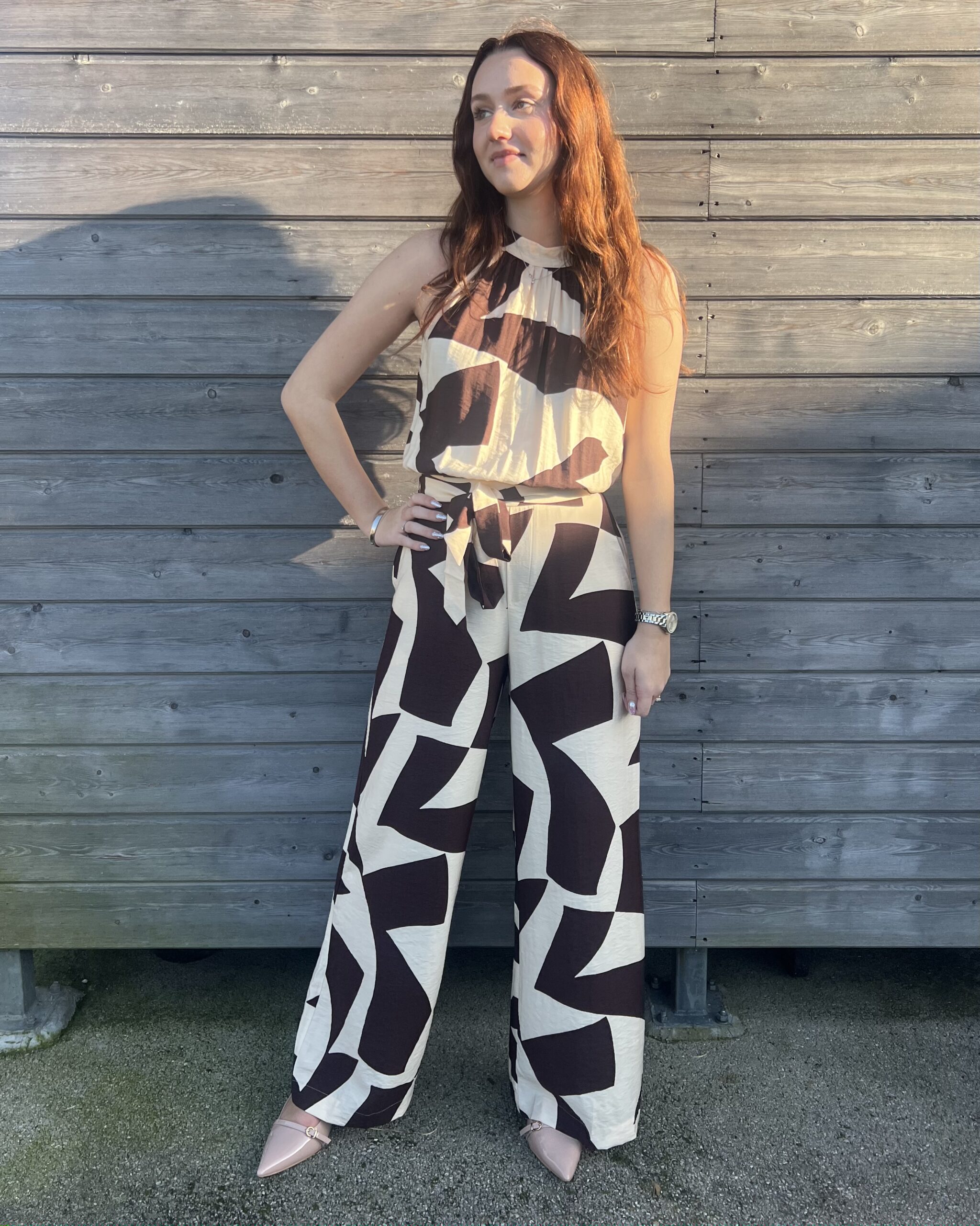 COMBINAISON PANTALON FORME GÉOMÉTRIQUE