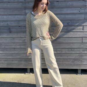 PULL FIN KAKI