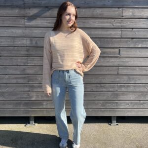 PULL FIN BEIGE