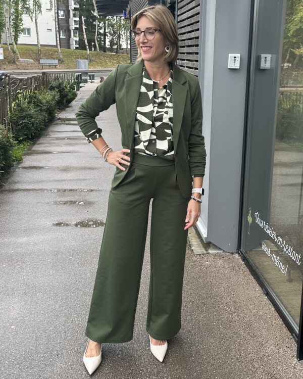 VESTE BLAZER VERTE – Image 2